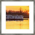 Pure Gold Framed Print