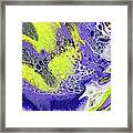 Purple And Yellow Framed Print