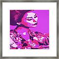 Purple Geisha Framed Print