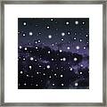 Purple Midnight Blue Cosmos Dream #1 #decor #art Framed Print