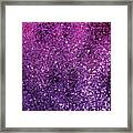 Purple Pink Ombre Lady Glitter #1 #shiny #decor #art Framed Print