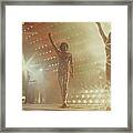 Queen In Concert Framed Print