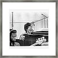 Queen Of Soul Recording In Ny Framed Print