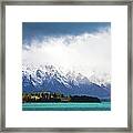 Queenstown Mountain Range, New Zealand Framed Print