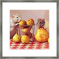 "still Life" With Pears :) Framed Print