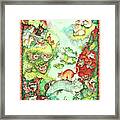 Raccoons And Rats Framed Print