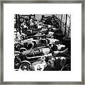 Racing Mechanics Framed Print