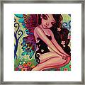 Rainbow Angel Framed Print