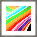 Rainbow Colour Framed Print