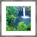 Rainbow Falls, Hawaii Framed Print