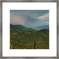 Rainbow From The Lolo Trail Framed Print