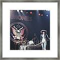 Ramones On Stage Framed Print