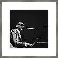 Ray Charles Behind The Scence At The Framed Print