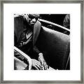 Ray Charles Playing Chess Framed Print