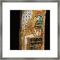Re-horakhty, Painted Wood, 1070 Bc Framed Print