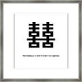 Real Knowledge Framed Print