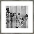 Rebound Defense Tactics Framed Print