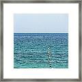 Red Buoy Framed Print