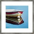 Red Dinghy Framed Print