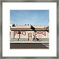 Red Dog Saloon, Needles, Ca Framed Print