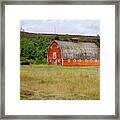 Red Lodge Mt Barn Framed Print