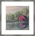 Red Mill Clinton New Jersey Framed Print