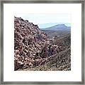 Red Rock Canyon National Conservation Area Framed Print