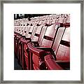 Red Seats Framed Print