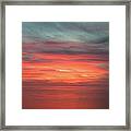 Red Sky - Sailors Delight Framed Print