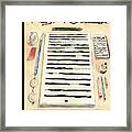 Redacted Cover Framed Print