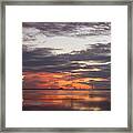 Reflected Sunset Framed Print