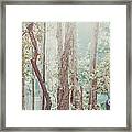 Relaxing  In Nature By Stretching And Framed Print