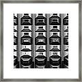 Repeating Rectangles Framed Print