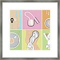 Reproductive Collage Framed Print