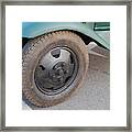 Retro Cars Parts And Body Elements Framed Print
