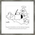 Rex Here Has Been Going On And On About You Framed Print