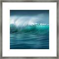 Riding The Wave Framed Print