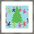 Ring Around The Tree Framed Print