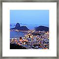 Rio De Janeiro, Beautiful City Framed Print