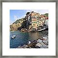 Riomaggiore, Cinque Terre, Liguria Framed Print