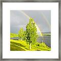 River Rainbows Framed Print