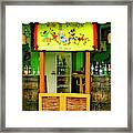 Roadside Watering Hole Framed Print