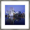 Rock And Roll Hall Of Fame In Cleveland Framed Print