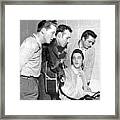 Rock And Roll Musicians Jerry Lee Framed Print