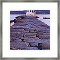 Rockland Breakwater Lighthouse Framed Print