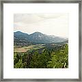 Rocky Mountain Overlook Framed Print