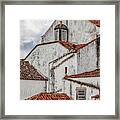 Rooftops Of Obidos Framed Print