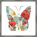 Rose Butterfly Framed Print