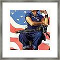 Rosie The Riveter Framed Print