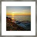 Rota Spain Sunset Framed Print